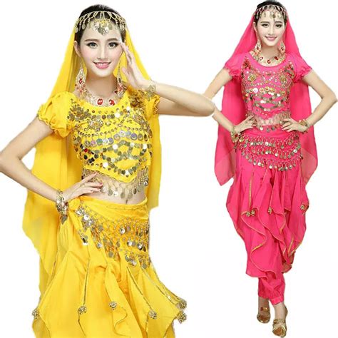 Show Pcs Set Belly Dance Costume Bollywood Costume Indian Egypt