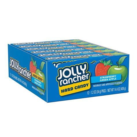 Buy Jolly Rancher Assorted Fruit Flavored Hard Candy Individually Wrapped 1 2 Oz Box 12 Ct