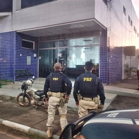 PRF Apreende Motocicleta Sinais Identificadores Adulterados Em