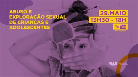 Webinar Abuso E Exploração Sexual De Crianças E Adolescentes 29 De