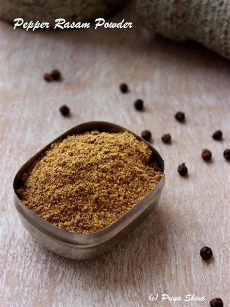 Pepper Rasam Powder Milagu Rasam Podi PRIYA KITCHENETTE Recipe