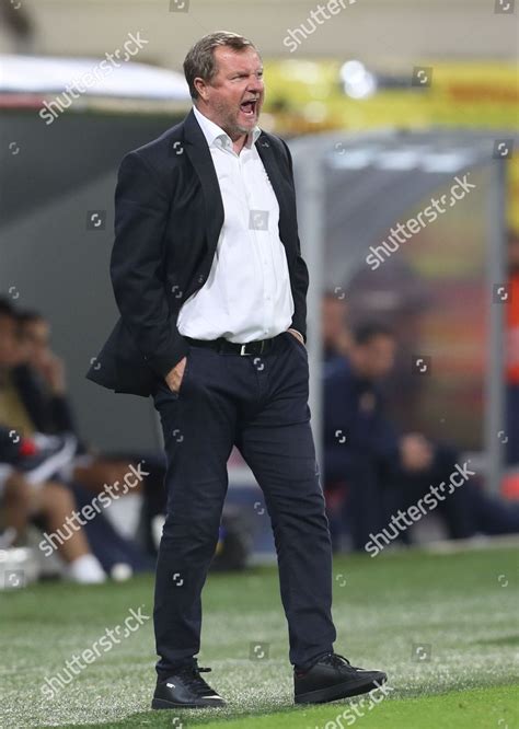 Plzens Head Coach Pavel Vrba Reacts Editorial Stock Photo Stock Image