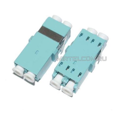 Адаптеры: Адаптер проходной оптический Duplex LC-LC MM OM3
