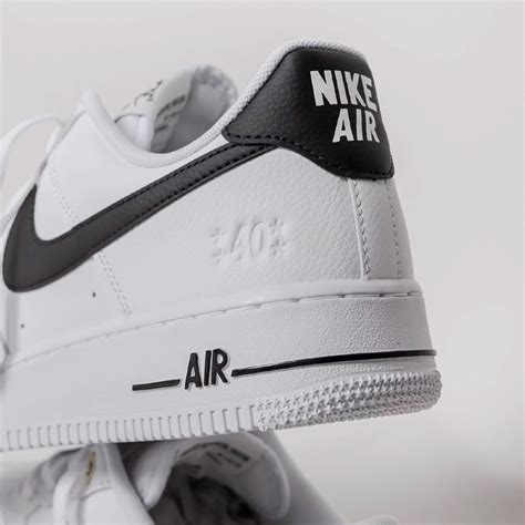 Dq7658 100 Nike Air Force 1 07 Lv8 40th Anniversary White Black