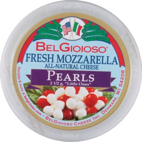 Belgioioso Fresh Mozzarella Cheese Pearls 8 Oz Kroger