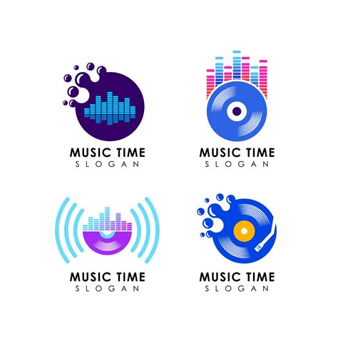music logo design template 2526033 Vector Art at Vecteezy