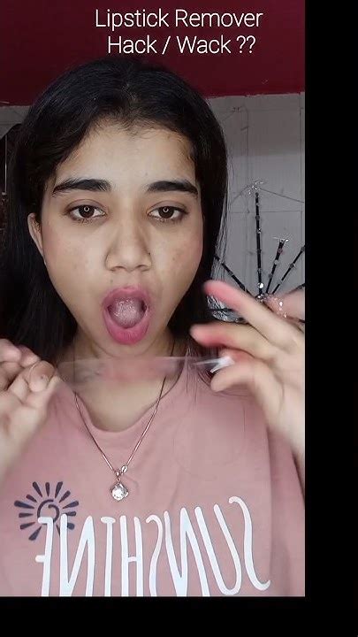 Viral Extra Lipstick Remover 💄👄 Remove Extra Lipstick With Tape 🥵