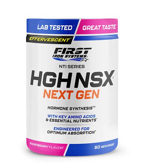 Hgh Nsx Next Gen First Iron Systems Nutrition Sportive