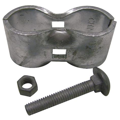 Allfenz 1 3 8 In Galvanized Metal Panel Clamp With Nuts And Bolts