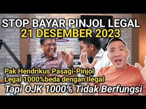 Desember Stop Bayar Pinjol Ojk Real Tidak Ber Fungsi