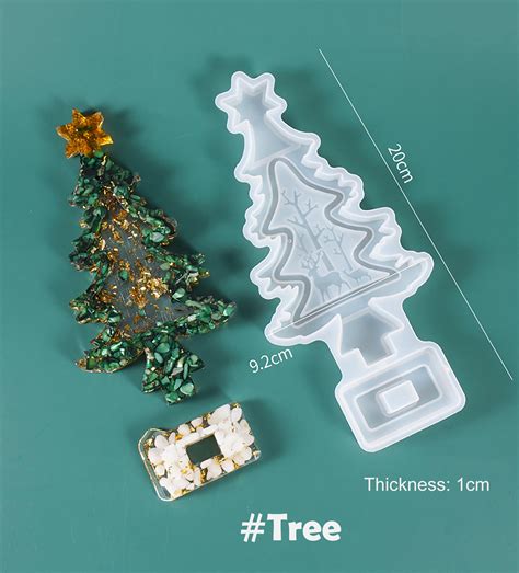 Christmas Theme Resin Mold Santa Claus Mold Christmas Tree Etsy Uk