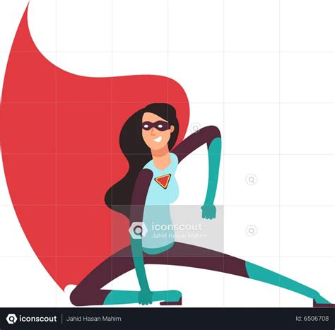Best Premium Comic Superwoman Illustration Download In Png And Vector Format