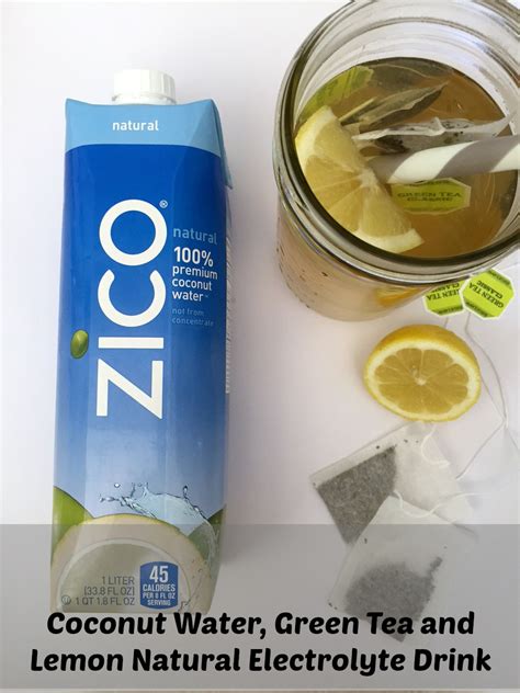 Homemade Electrolyte Drink With Coconut Water