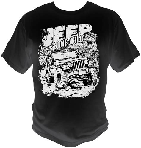 Modern Bold T Shirt Design For Jeep Gone Wild By Bacujkov Design