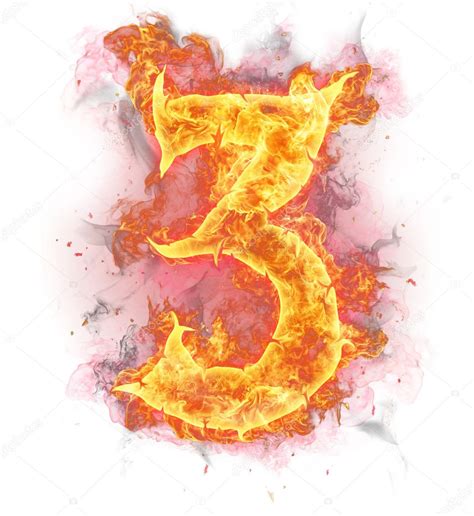 Fire number 3 — Stock Photo © jag_cz #8954917
