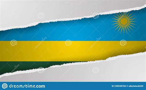 EPS10 Vector Patriotic Background with Rwanda Flag Colors. Stock Vector ...