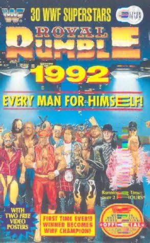 WWF Royal Rumble 1992 VHS Wrestling Amazon Co Uk DVD Blu Ray