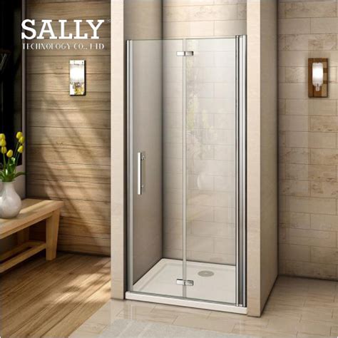 Sally 6mm Bi Fold Shower Doors Ansi Tempered Glass Bifold Framed Shower