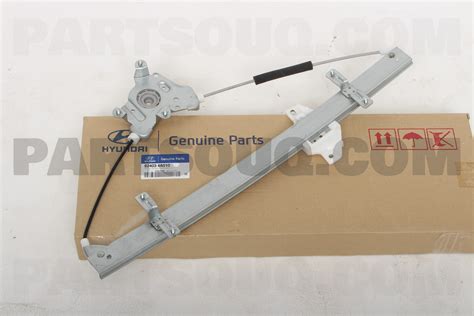 Regulator Assy Fr Dr P Wdo Lh A Hyundai Kia Parts Partsouq