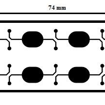 Top view of the microfluidic chip design [8]. | Download Scientific Diagram