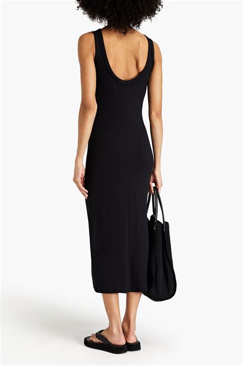 Bite Studios Ribbed Stretch Cotton Jersey Midi Dress The Outnet