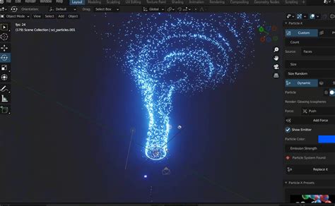 Blender Particle System Addon