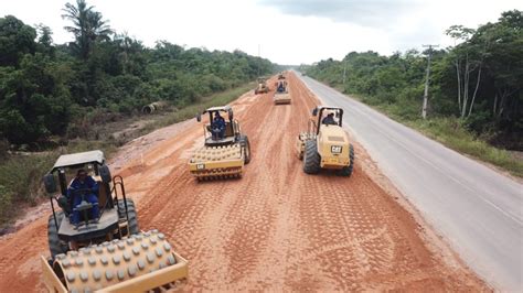 Obras De Infraestrutura Avan Am Na Rodovia Am