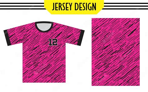 Premium Vector | Jersey template sport t-shirt design