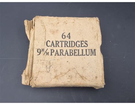 Boite Carton Canada Ww Mm Parabellum Parachutage France Tat Bon