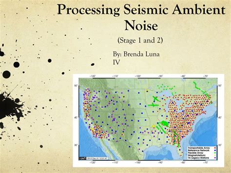 PPT - Processing Seismic Ambient Noise PowerPoint Presentation, free ...