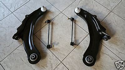 RENAULT MEGANE 03 09 TWO FRONT LOWER WISHBONE SUSPENSION ARMS TWO