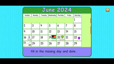 Starfall Calendar June 22 2024 Youtube