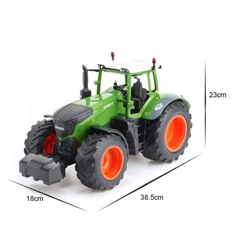 Trator rc 1 16 caminhão rc trator agrícola 2 4g controle remoto reboque