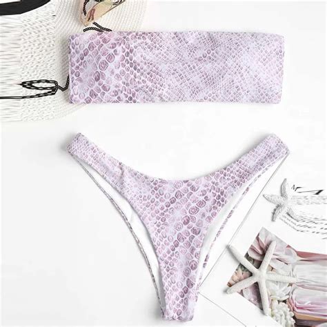 Free Shipping Snake Skin Bikini Set Jkp Allkpop Shop