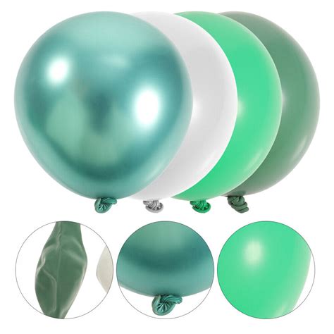 Pcs Green Balloon Set Emulsion Baby Jungle Theme Party Decorations