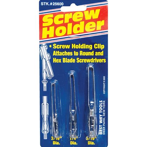 Best Way Tools Stainless Steel Screw Holder 3 Pack 25600