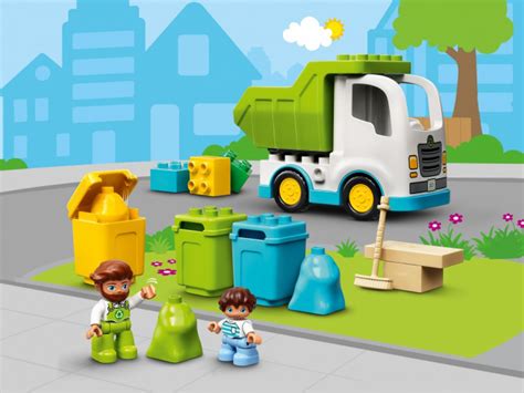 LEGO Duplo 10945 Мусоровоз и контейнеры для раздельного сбора мусора ...