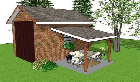 12×12 Lean To Patio Cover Plans Myoutdoorplans