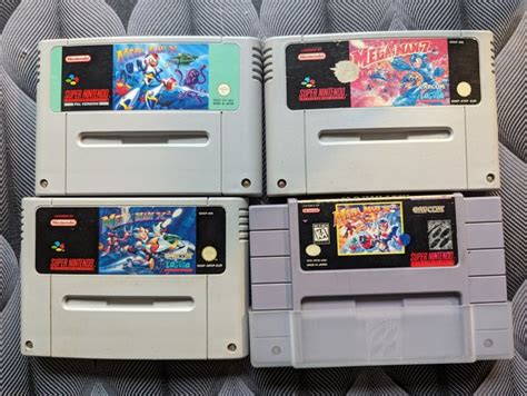 Nintendo Mega Man Collection 7 X X2 X3 Super Nintendo SNES