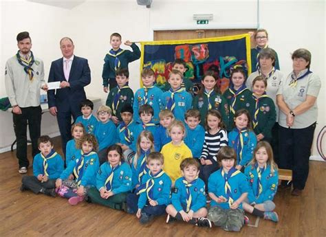 Round Table Presents Cheque To Scouts For New Hall Roof Henley Herald