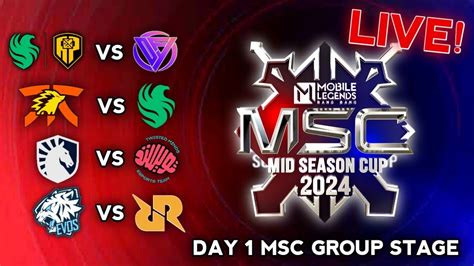 DAY 1 MLBB MSC 2024 X EWC Group Stage ENG YouTube