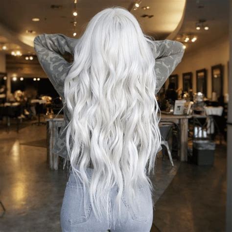 Winter Whites | Icy blonde hair, Long white hair, Silver blonde hair