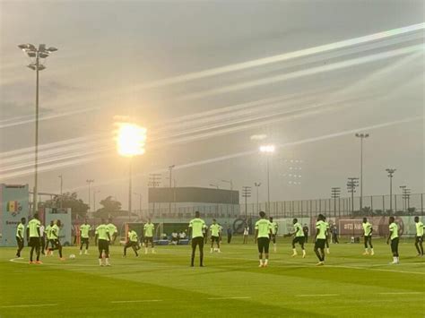 Qatar 2022 Séance dentraînement des Lions Tous présents sauf Kouyate