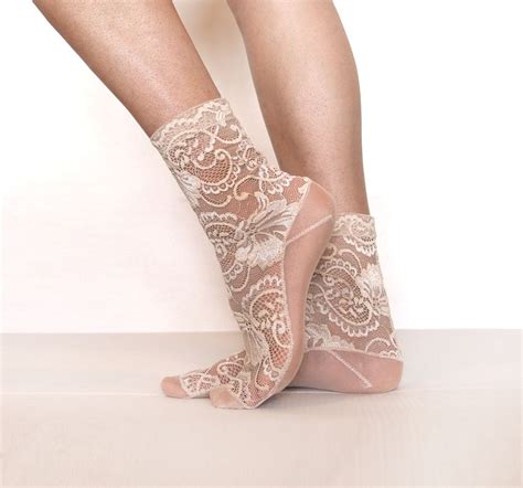 Beige Lace And Women S Socks Tatiana S Threads