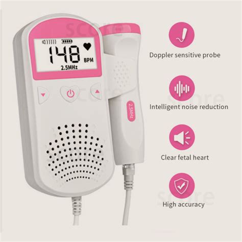 Home Pregnancy Baby Fetal Heart Rate Monitor/Sound Detector – DR ...