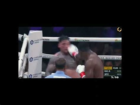 Brutal Highlight Andy Ruiz Vs Luis Ortiz Replay In Slow Mo YouTube