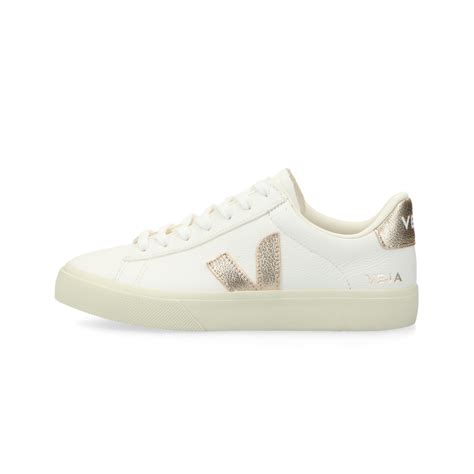 VEJA Campo Chromefree Leather Extra White Platine 43einhalb