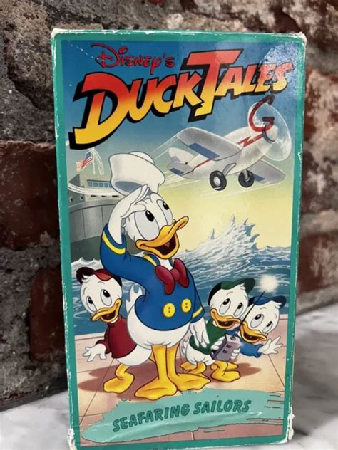 DUCK TALES VHS Tape Seafaring Sailors Scrooge McDuck Huey Dewey Louie