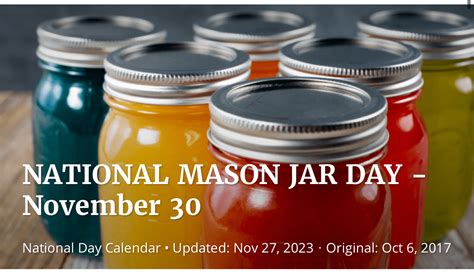 National Mason Jar Day Blank Template Imgflip