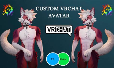 Create Custom Furry Vrchat Avatar Vrc Avatar Furry Nsfw Model